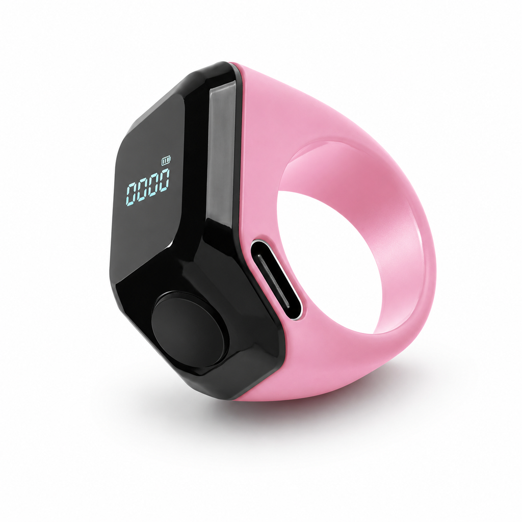 Digital Dhikr Ring pink color