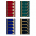 Multi-person prayer rug available colors in red green blue and black