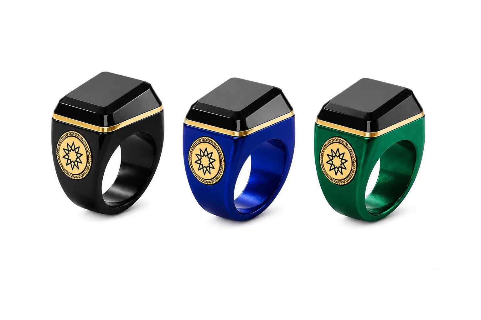 Kaaba digital dhikr ring color collection